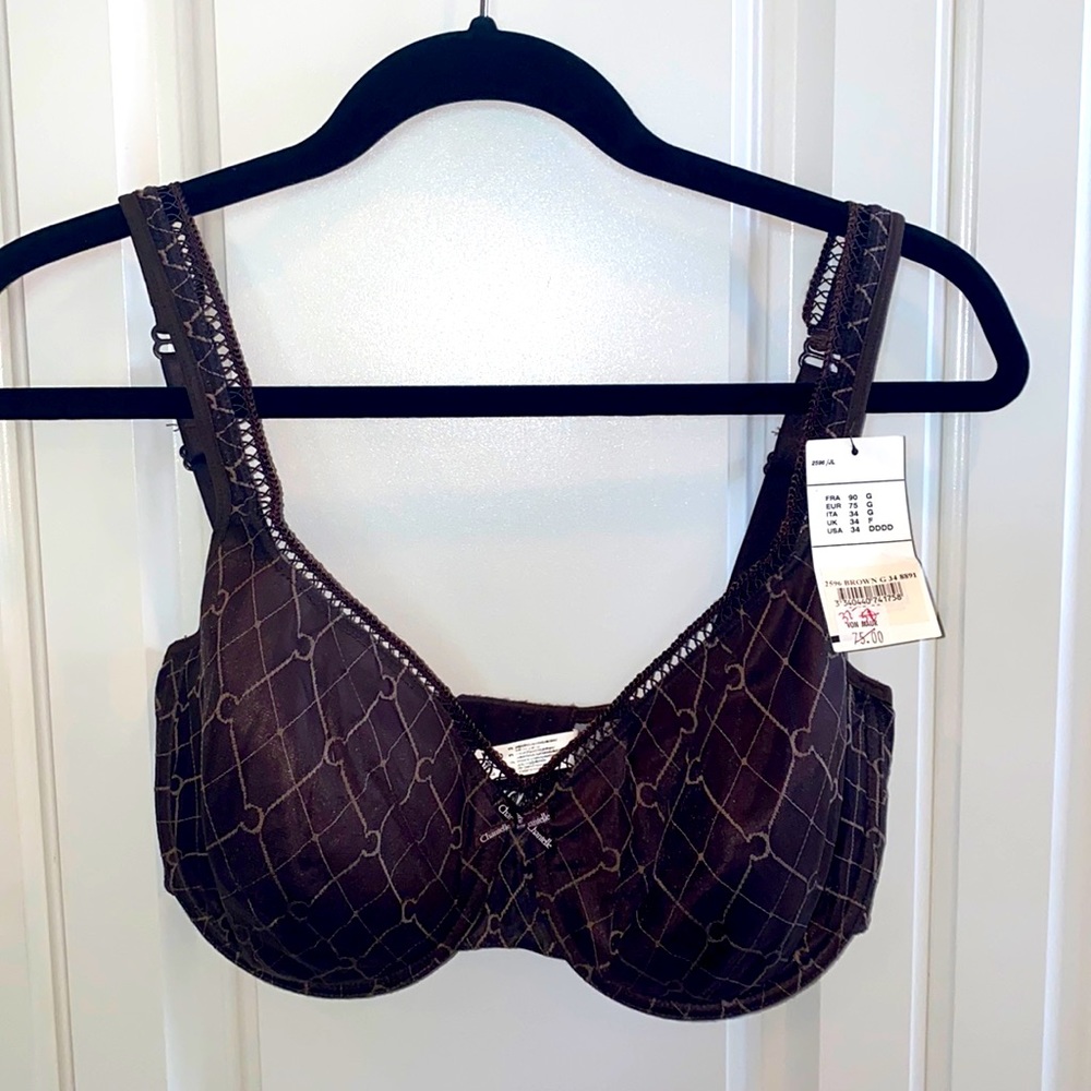 NWT Chantelle Sz 34 DDDD bra